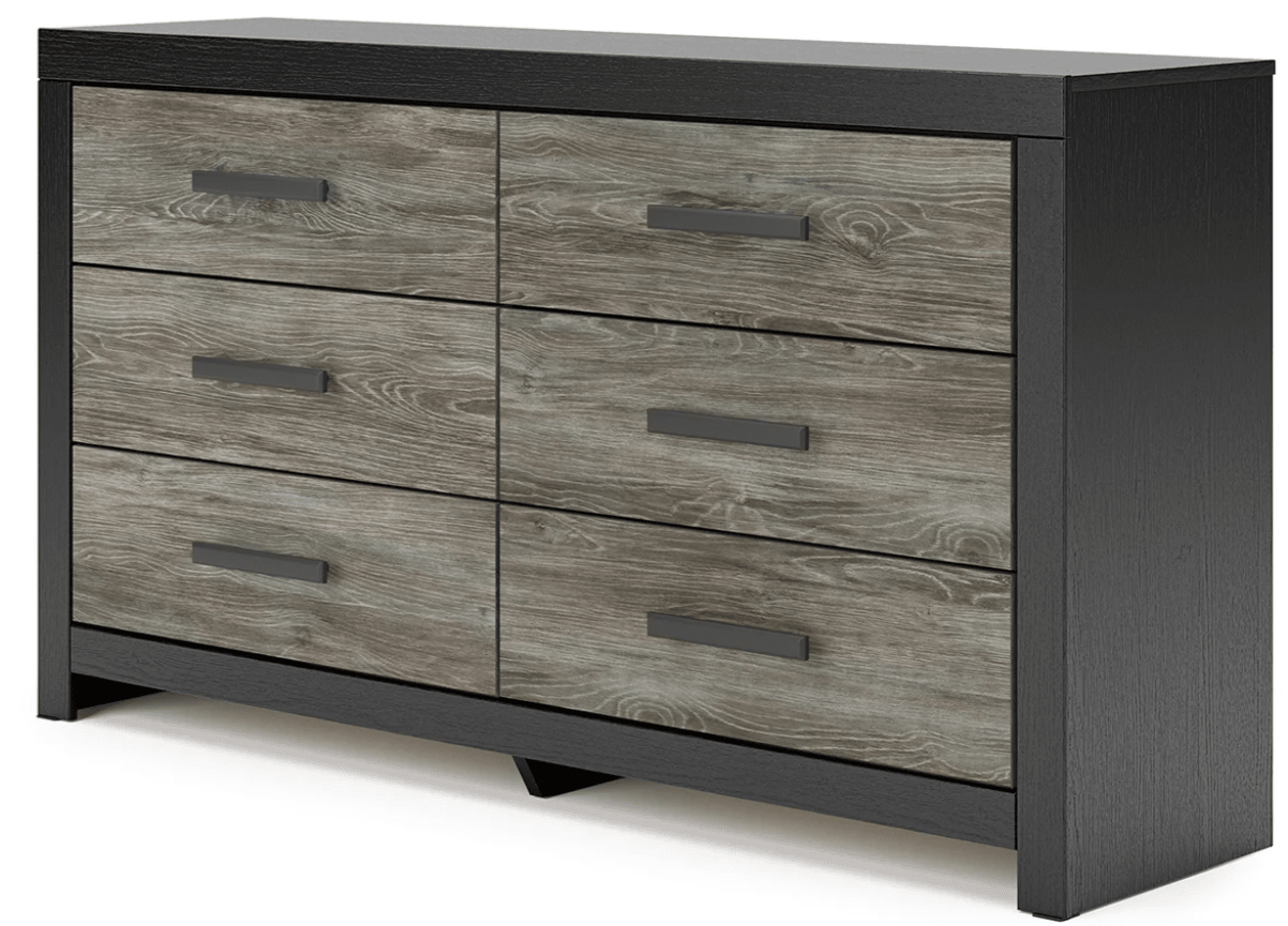 AshleyAshley PCB1118 Broachmyn - Panel Bed - Black / Gray / Brown