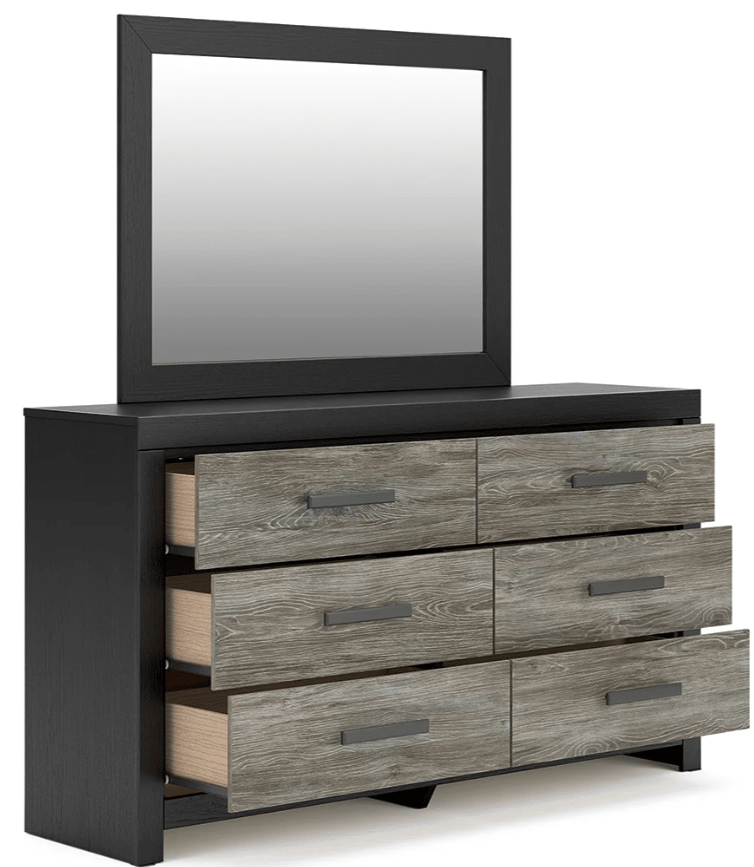 AshleyAshley PCB1118 Broachmyn - Panel Bed - Black / Gray / Brown