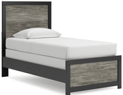 AshleyAshley PCB1118 Broachmyn - Panel Bed - Black / Gray / Brown