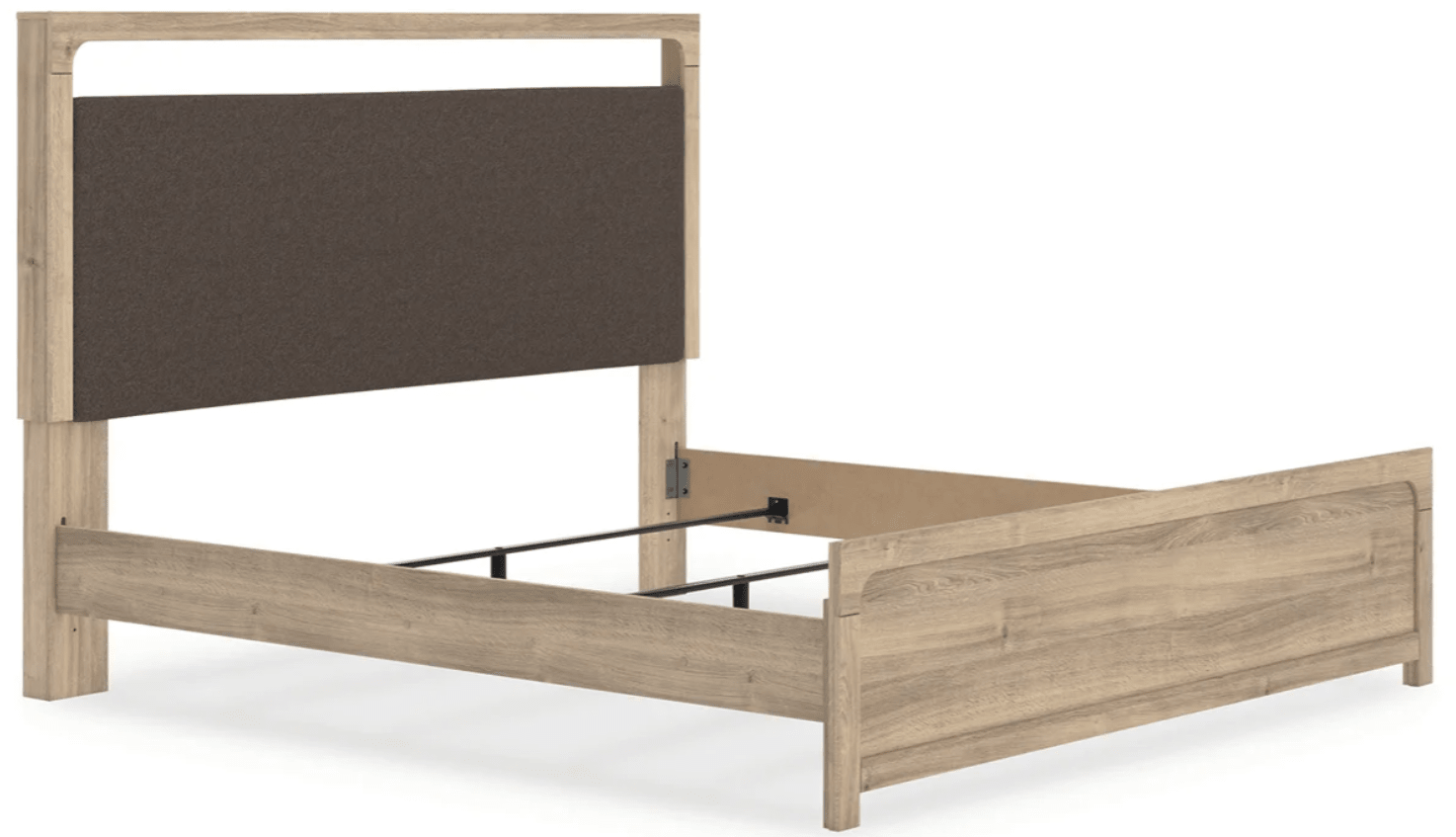 AshleyAshley PCB1360 Kinlanni - Upholstered Panel Bedroom - Tan