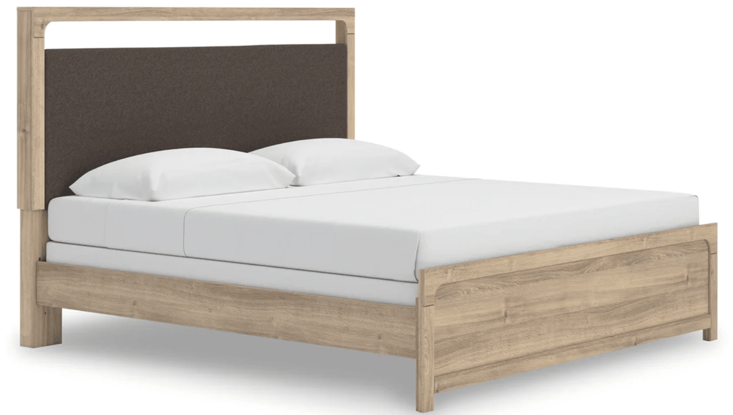 AshleyAshley PCB1360 Kinlanni - Upholstered Panel Bedroom - Tan