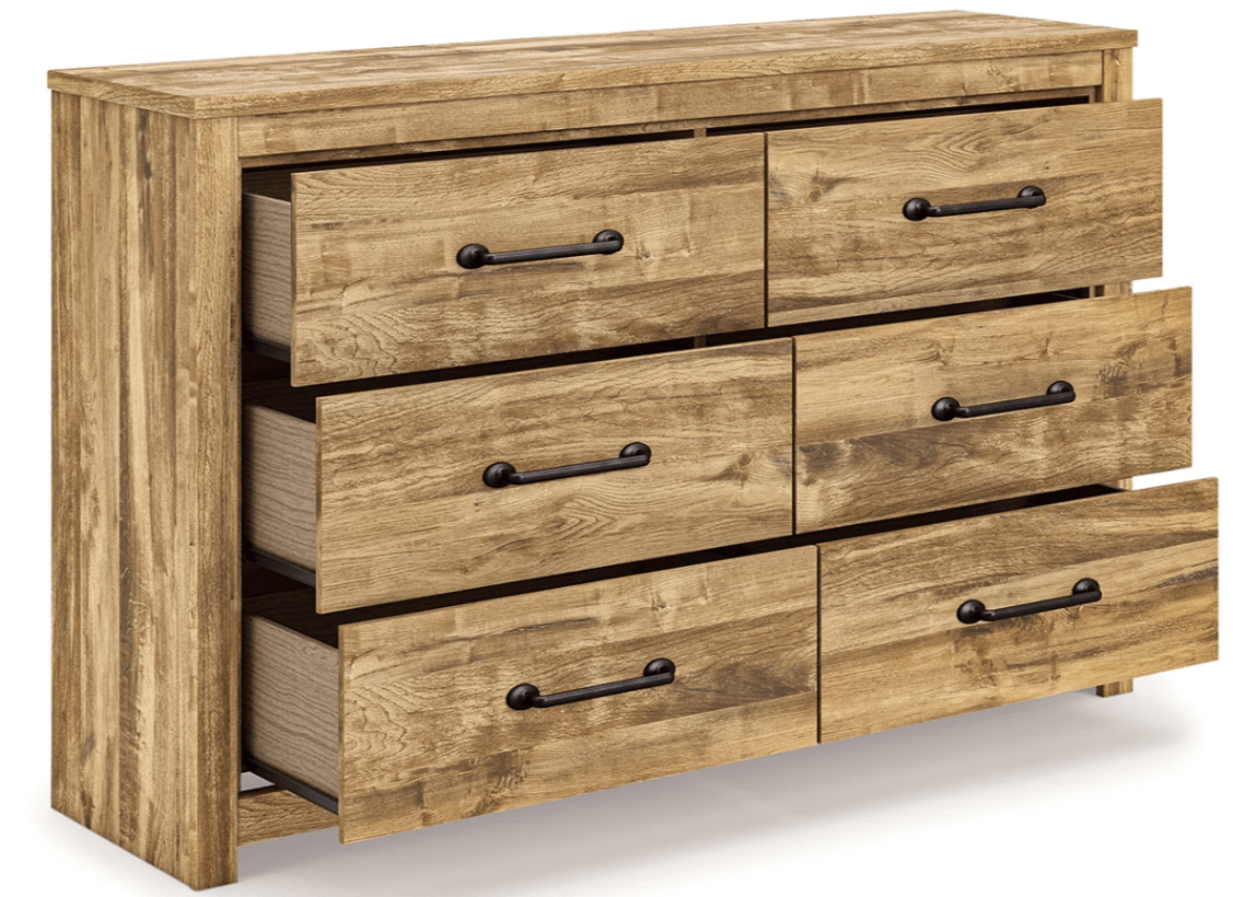 AshleyAshley PCB1580 Maystonna - Crossbuck Panel Bed - Brown