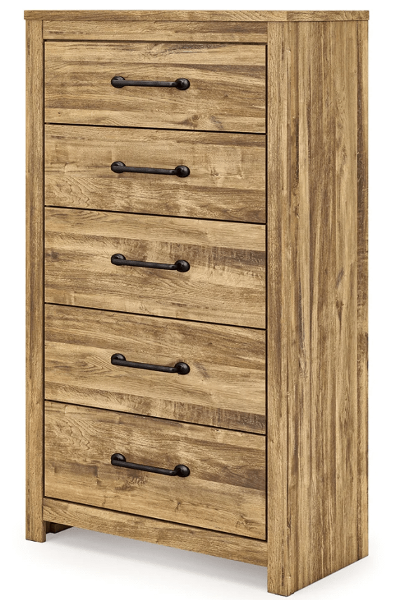 AshleyAshley PCB1580 Maystonna - Crossbuck Panel Bed - Brown