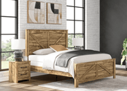 AshleyAshley PCB1580 Maystonna - Crossbuck Panel Bed - Brown