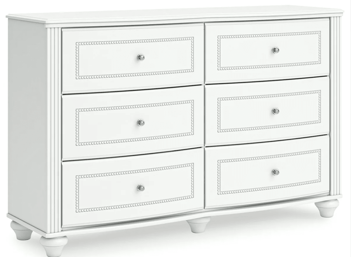 AshleyAshley PCB1819 Kozlani - Upholstered Panel Storage Bed - White
