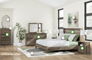 AshleyAshley PCB2005 Elbrim - Panel Bed - Brown