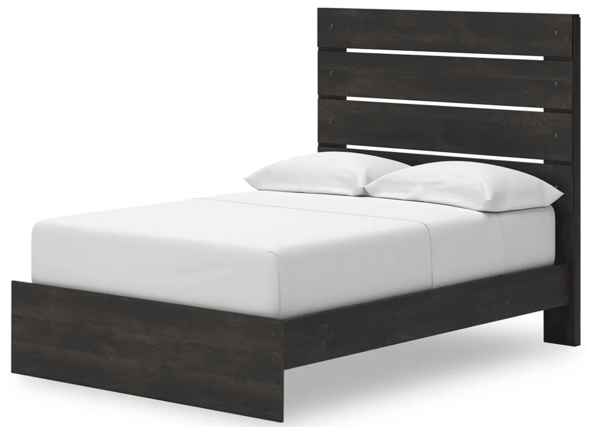AshleyAshley PCB2108 Hollivern - Panel Storage Bed - Dark Gray