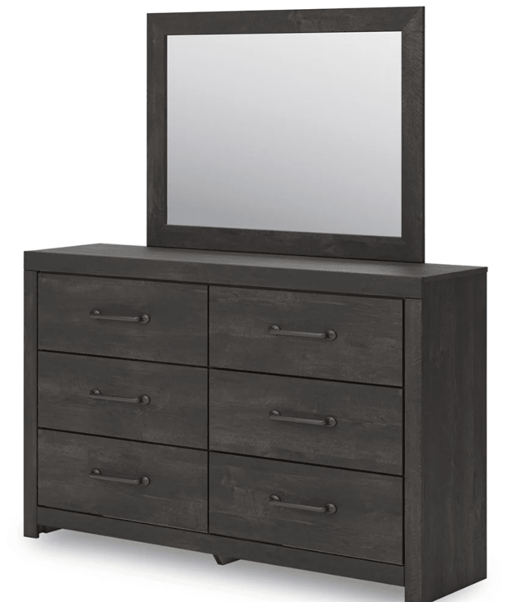 AshleyAshley PCB2108 Hollivern - Panel Storage Bed - Dark Gray