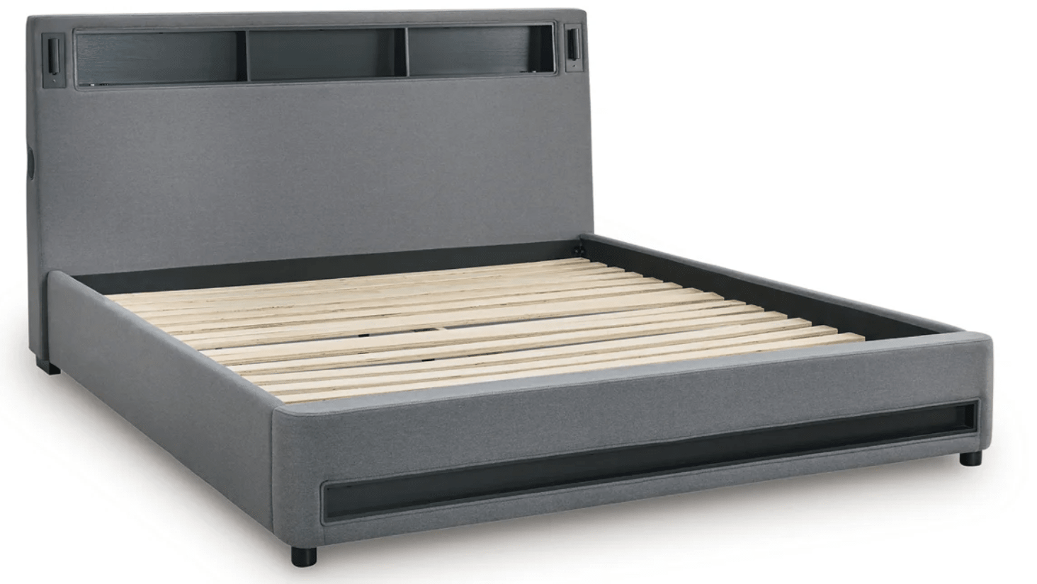 AshleyAshley PCB2721 Verishaw - Twin Upholstered Bed - Gray