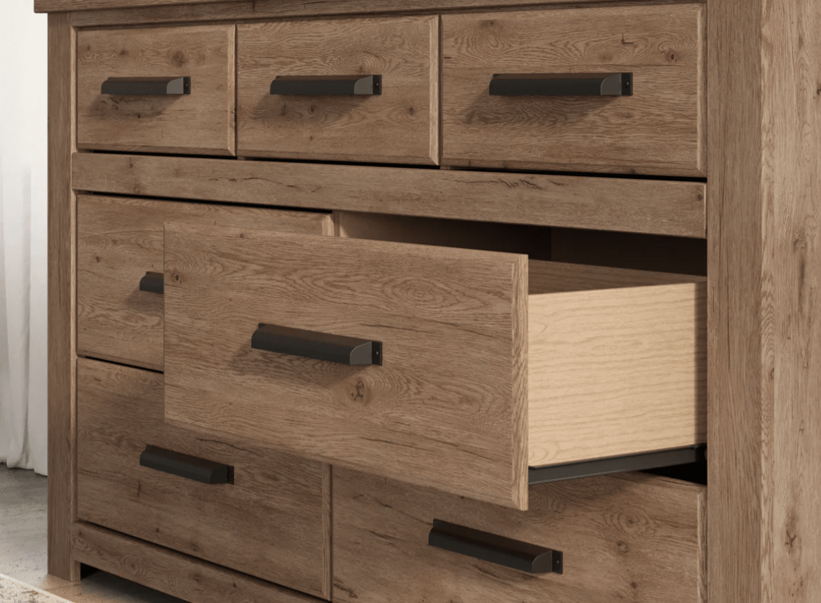 AshleyAshley PCB2844 Oliandon - Panel Bed - Light Brown