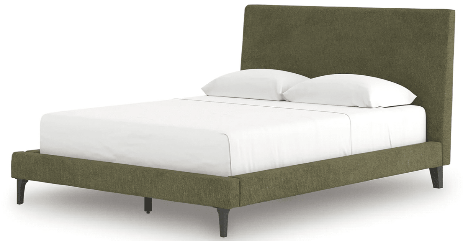 AshleyAshley PCB3367 Upholstered Bed With Roll Slats - Sage Green