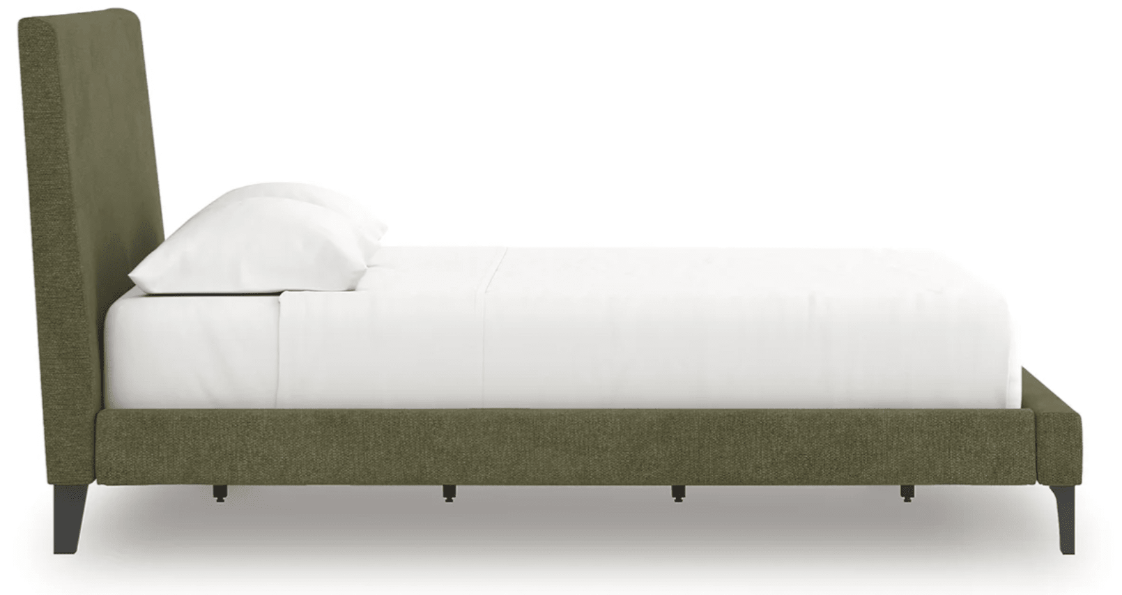 AshleyAshley PCB3367 Upholstered Bed With Roll Slats - Sage Green