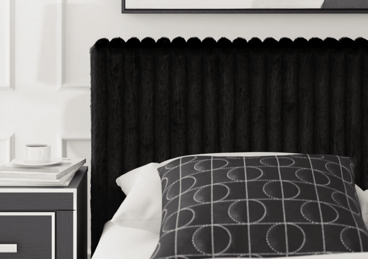 AshleyAshley PCB3380 Zuraleus - Upholstered Bed - Black