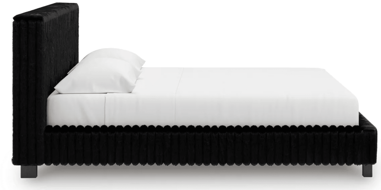 AshleyAshley PCB3380 Zuraleus - Upholstered Bed - Black