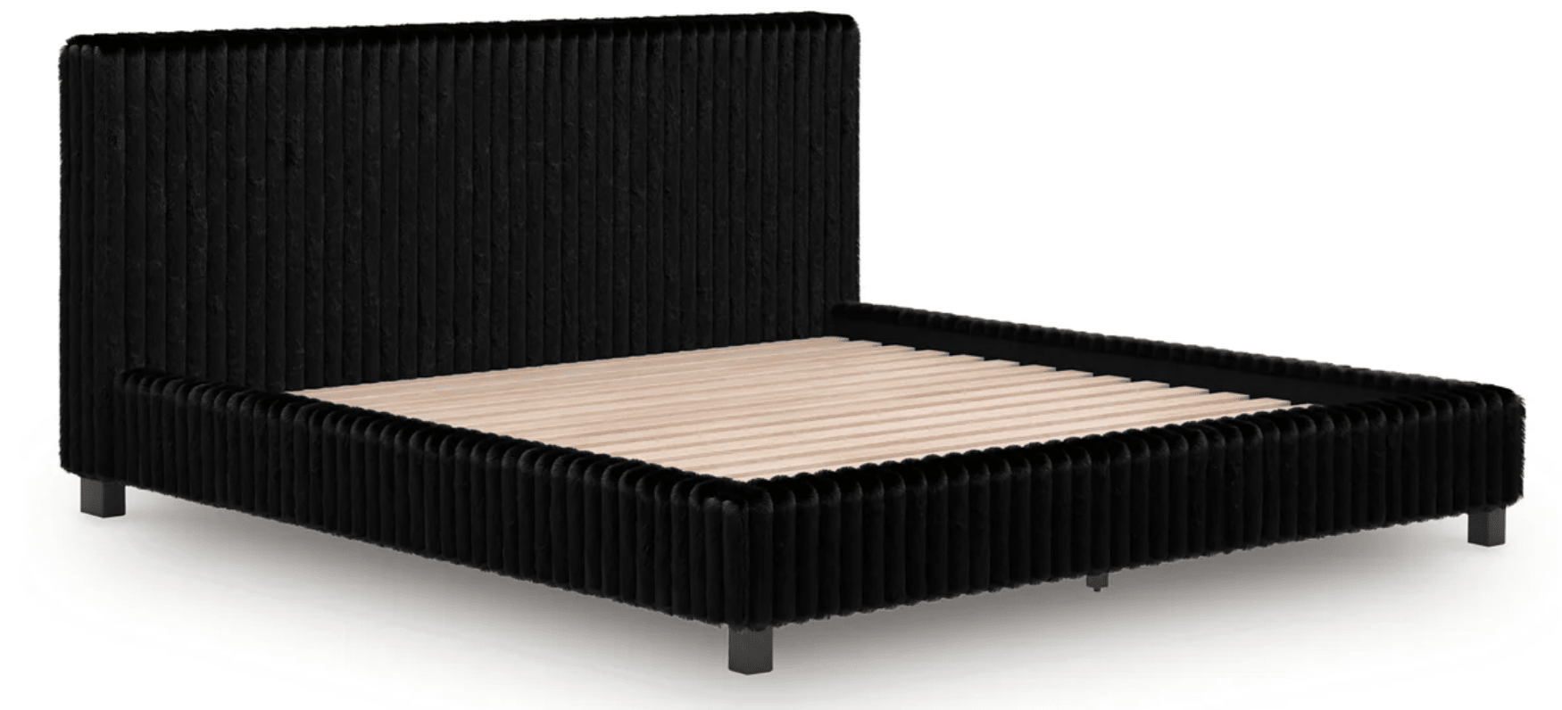 AshleyAshley PCB3380 Zuraleus - Upholstered Bed - Black