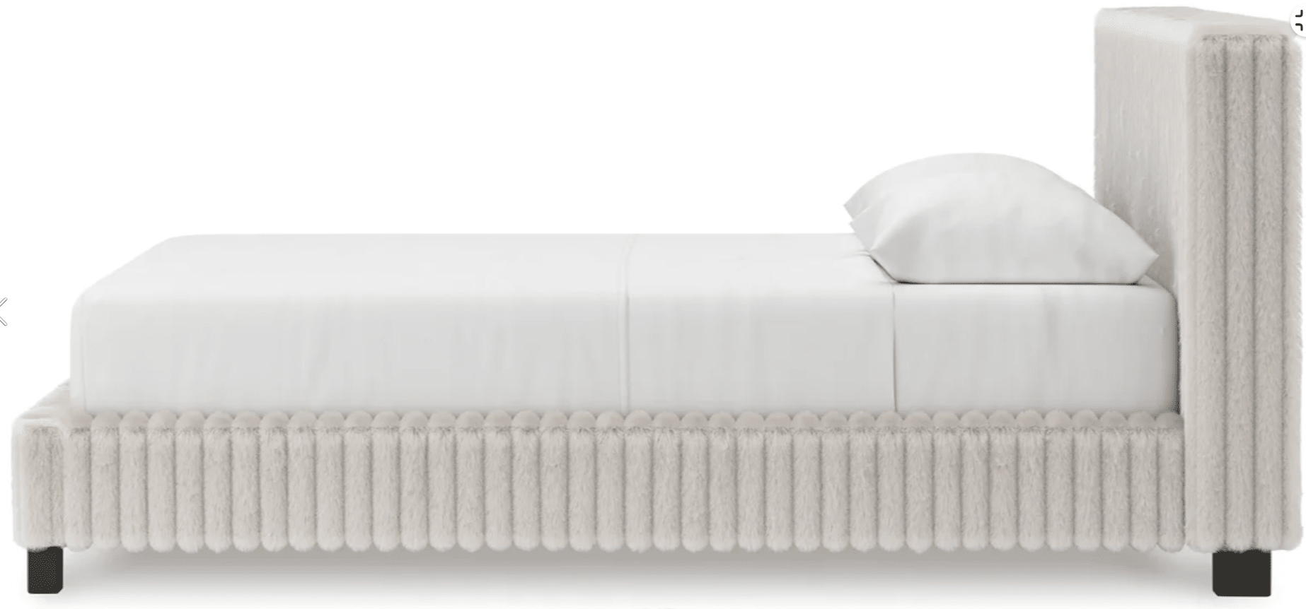 AshleyAshley PCB3381 Zuraleus - Upholstered Bed - White