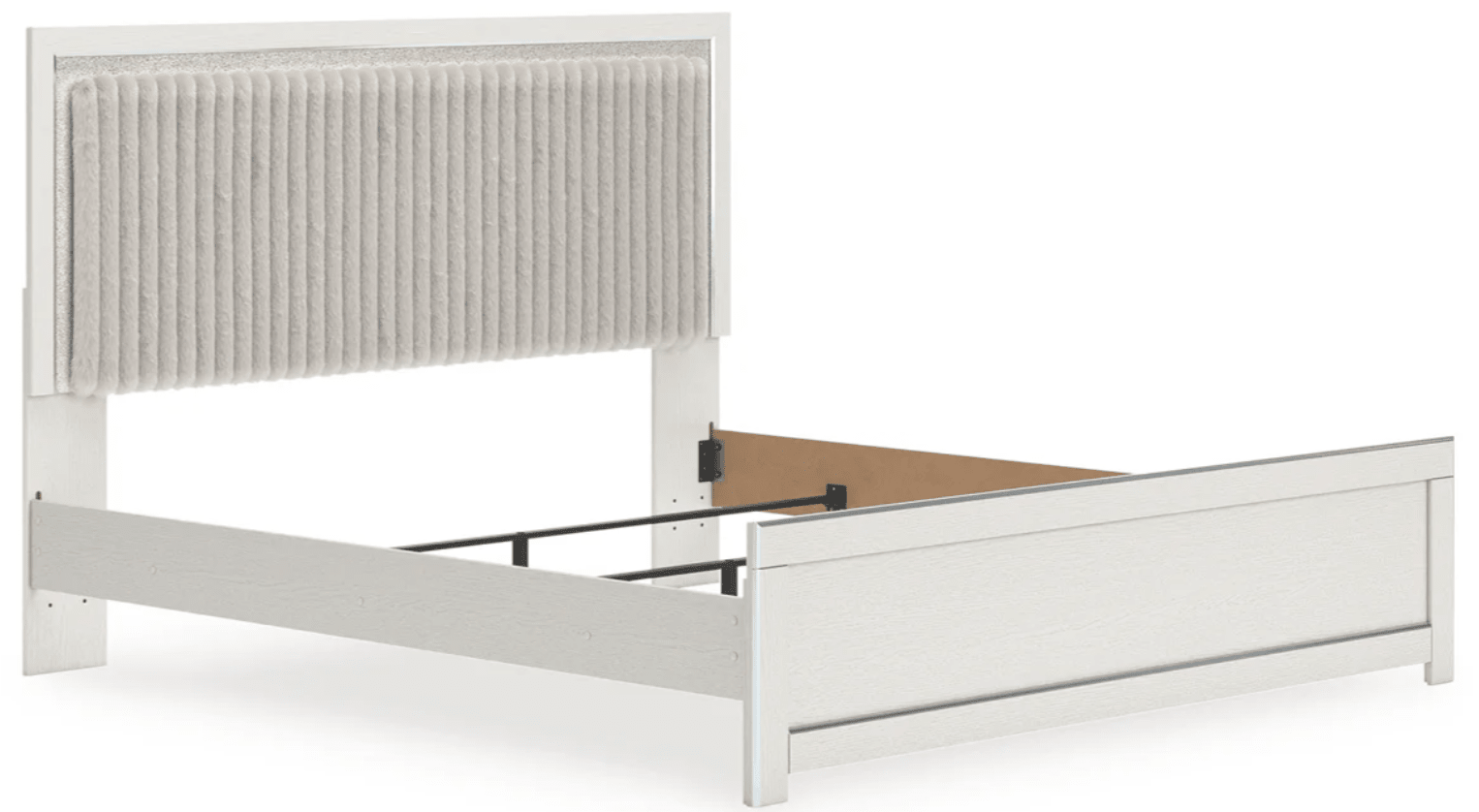 AshleyAshley PCB3381 Zuraleus - Upholstered Panel Bed - White