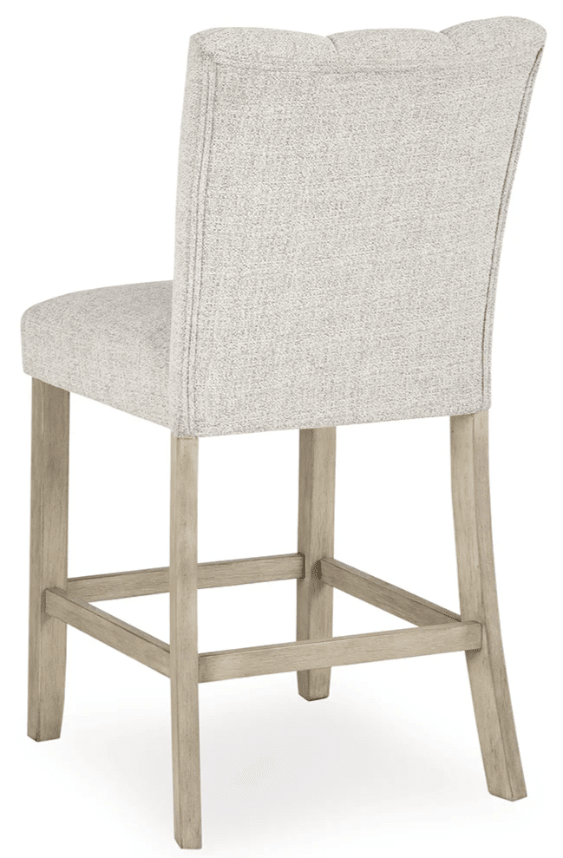 AshleyAshley PCD575 - 124 Larawyn - Upholstered Barstool (Set of 2) - Bisque