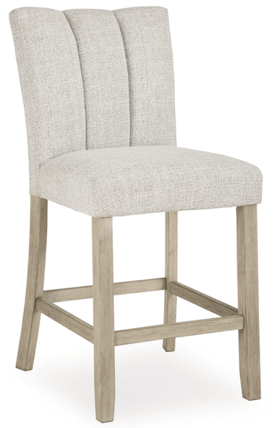 AshleyAshley PCD575 - 124 Larawyn - Upholstered Barstool (Set of 2) - Bisque