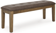 AshleyAshley PCD592 - 00 Urbinforte - Large Upholstered Dining Room Bench - Light Brown