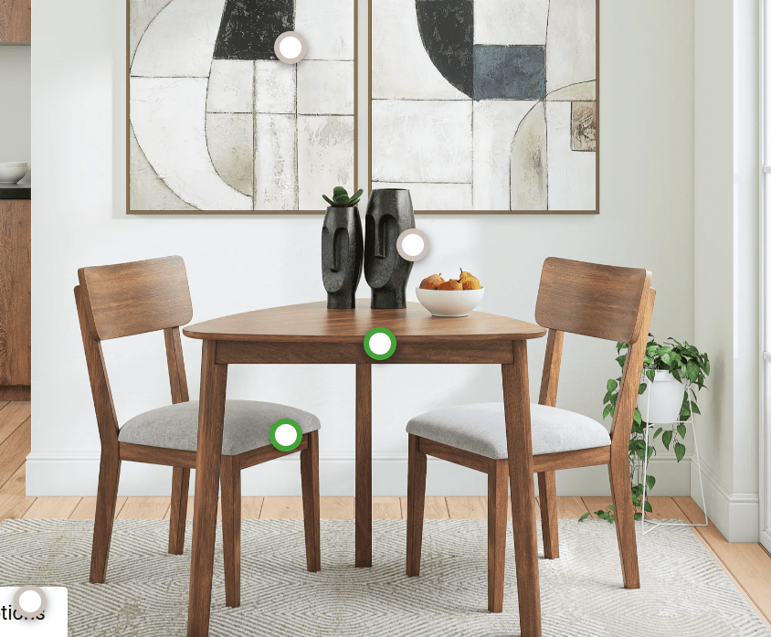 AshleyAshley PCD609 Tameride - Triangle Dining Room Table - Brown