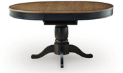 AshleyAshley PCD619 Clorazi - Oval Dining Room Butterfly Extension Table - Black / Brown