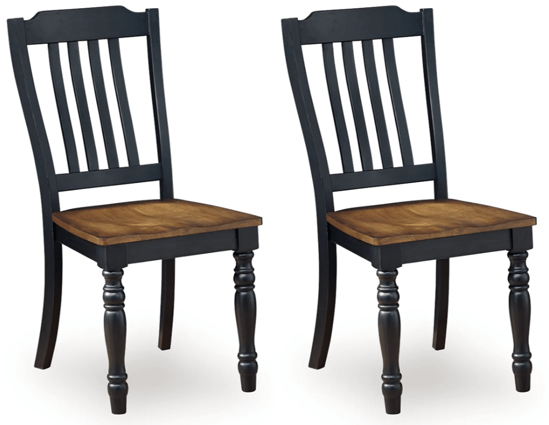 AshleyAshley PCD619 Clorazi - Oval Dining Room Butterfly Extension Table - Black / Brown