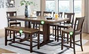 AshleyAshley PCD651 Rylandeen Counter Height - Light Brown / Dark Brown