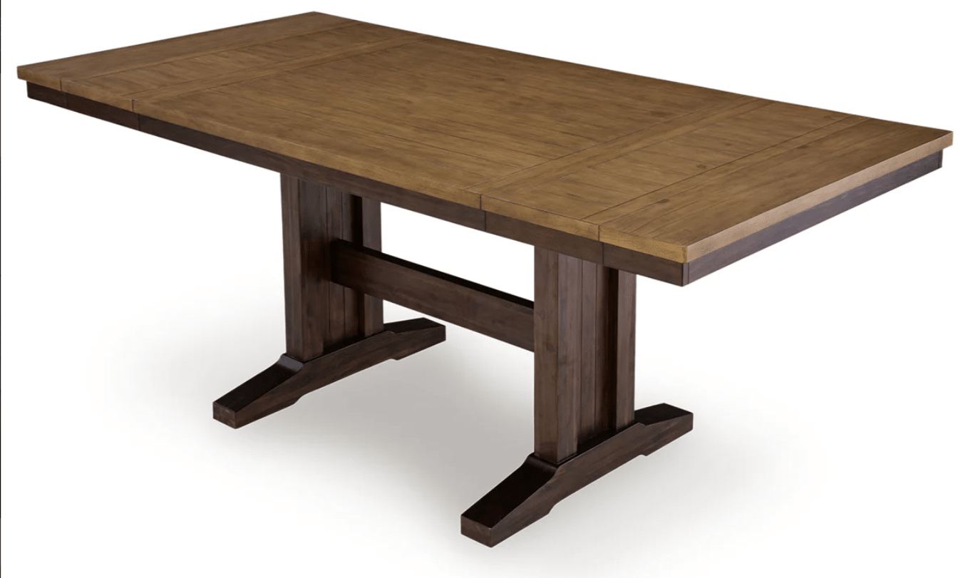 AshleyAshley PCD651 Rylandeen Counter Height - Light Brown / Dark Brown