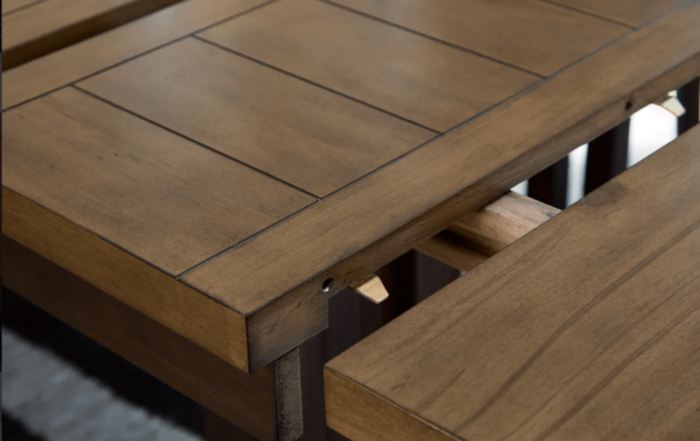 AshleyAshley PCD651 Rylandeen Counter Height - Light Brown / Dark Brown