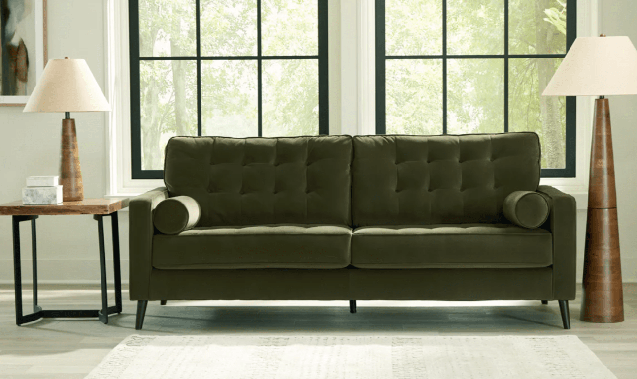 AshleyAshley Reveon Lakes - Sofa, Loveseat, Chaise - Olive - 26404