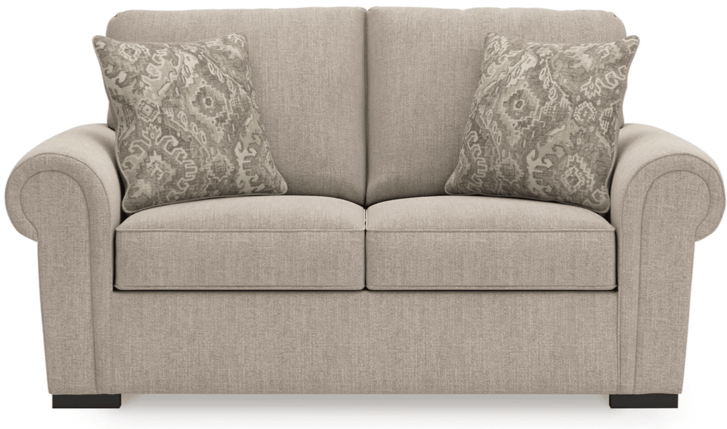 AshleyAshley Sararose - Sofa, Loveseat, Chair, Ottoman - Heather - 57102