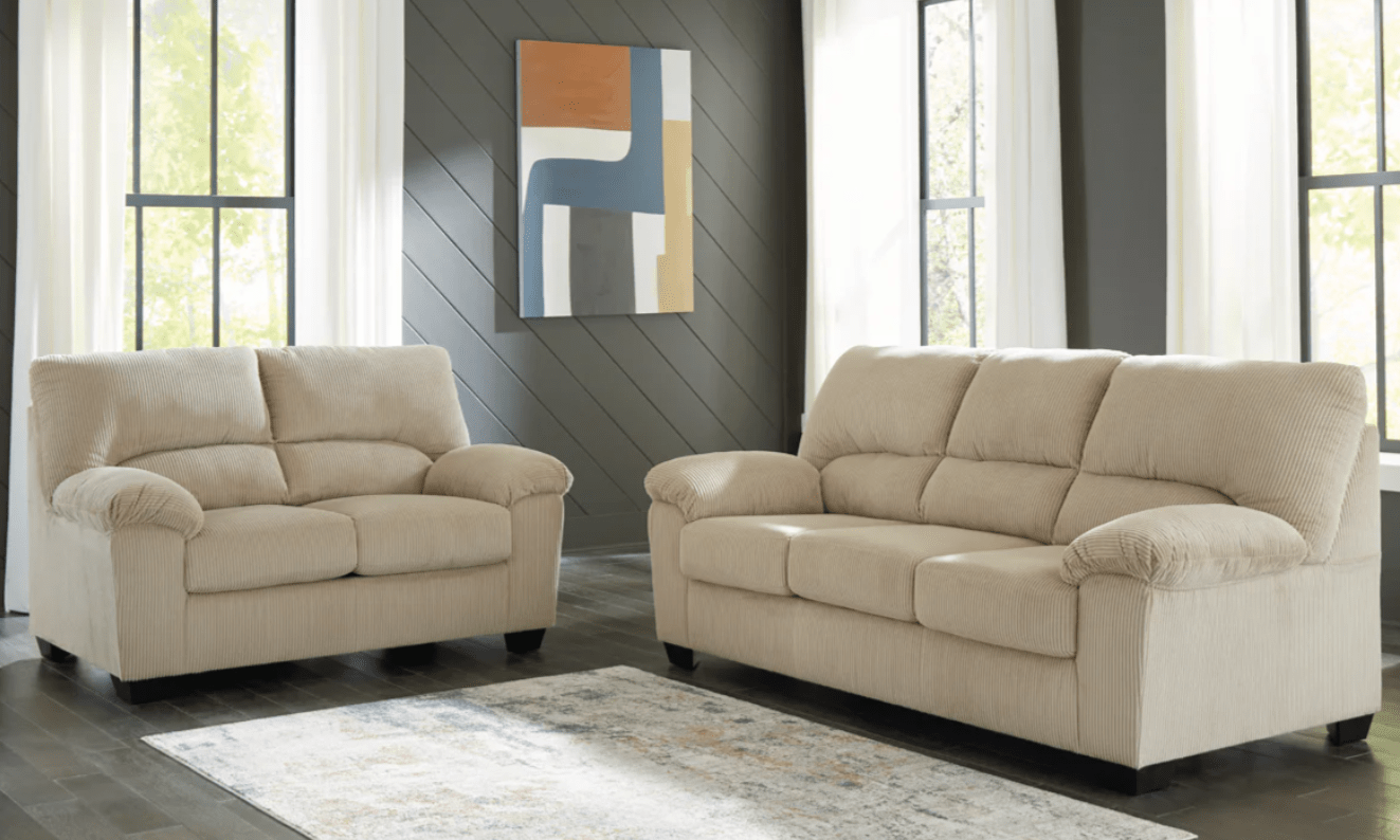 AshleyAshley Simplejoy - 24203 - Sofa, Loveseat - Sand