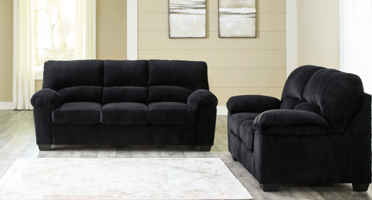 AshleyAshley Simplejoy - 24204 - Sofa, Loveseat - Onyx