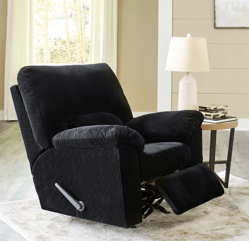 AshleyAshley Simplejoy - Rocker Recliner - Fabric - Onyx - 2420425C