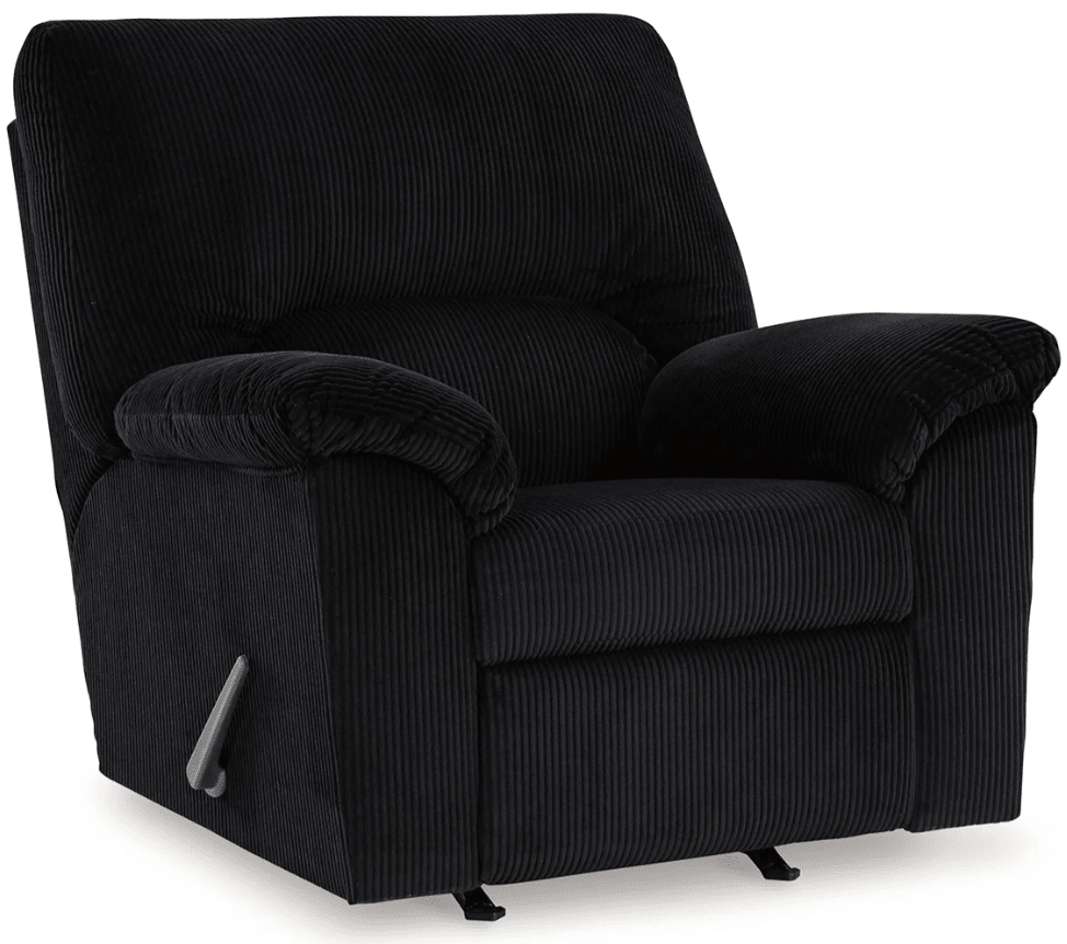 AshleyAshley Simplejoy - Rocker Recliner - Fabric - Onyx - 2420425C