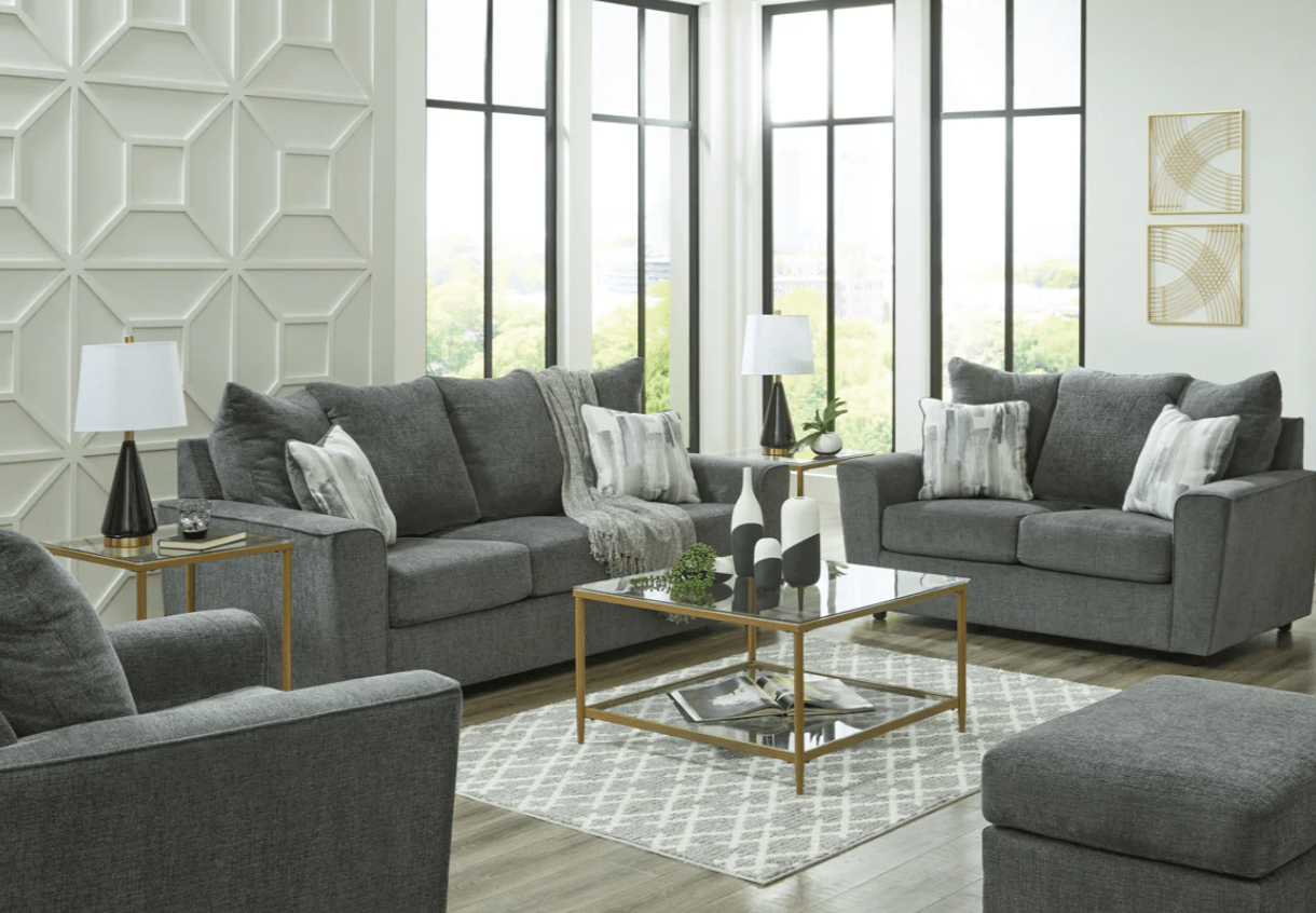 AshleyAshley Stairatt - 28502 - Sofa, Loveseat, Chair, Ottoman - Gravel