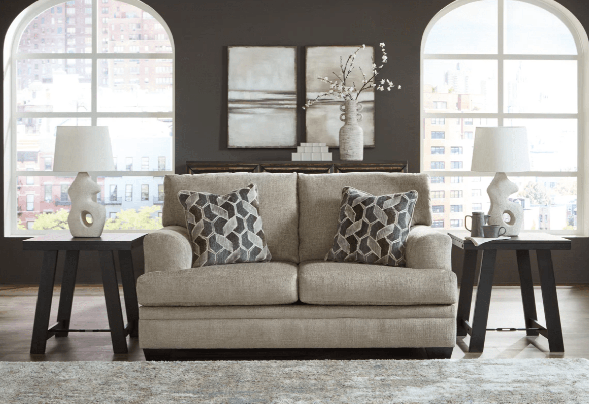 AshleyAshley Stonemeade - 4 Pc. - Sofa, Loveseat, Chair And A Half, Ottoman - Taupe - 59504