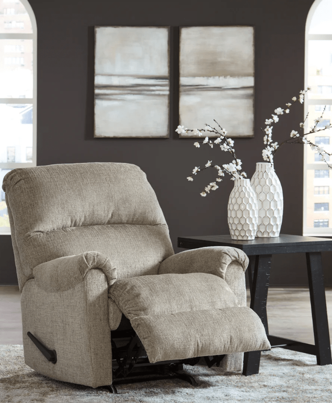 AshleyAshley Stonemeade - Rocker Recliner - Fabric - Taupe - 59504