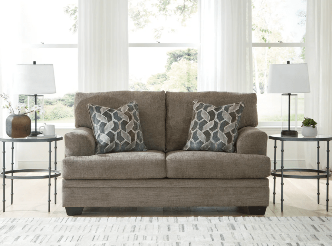 AshleyAshley Stonemeade - Sofa, Loveseat, Chair And A Half, Ottoman - Nutmeg - 59505