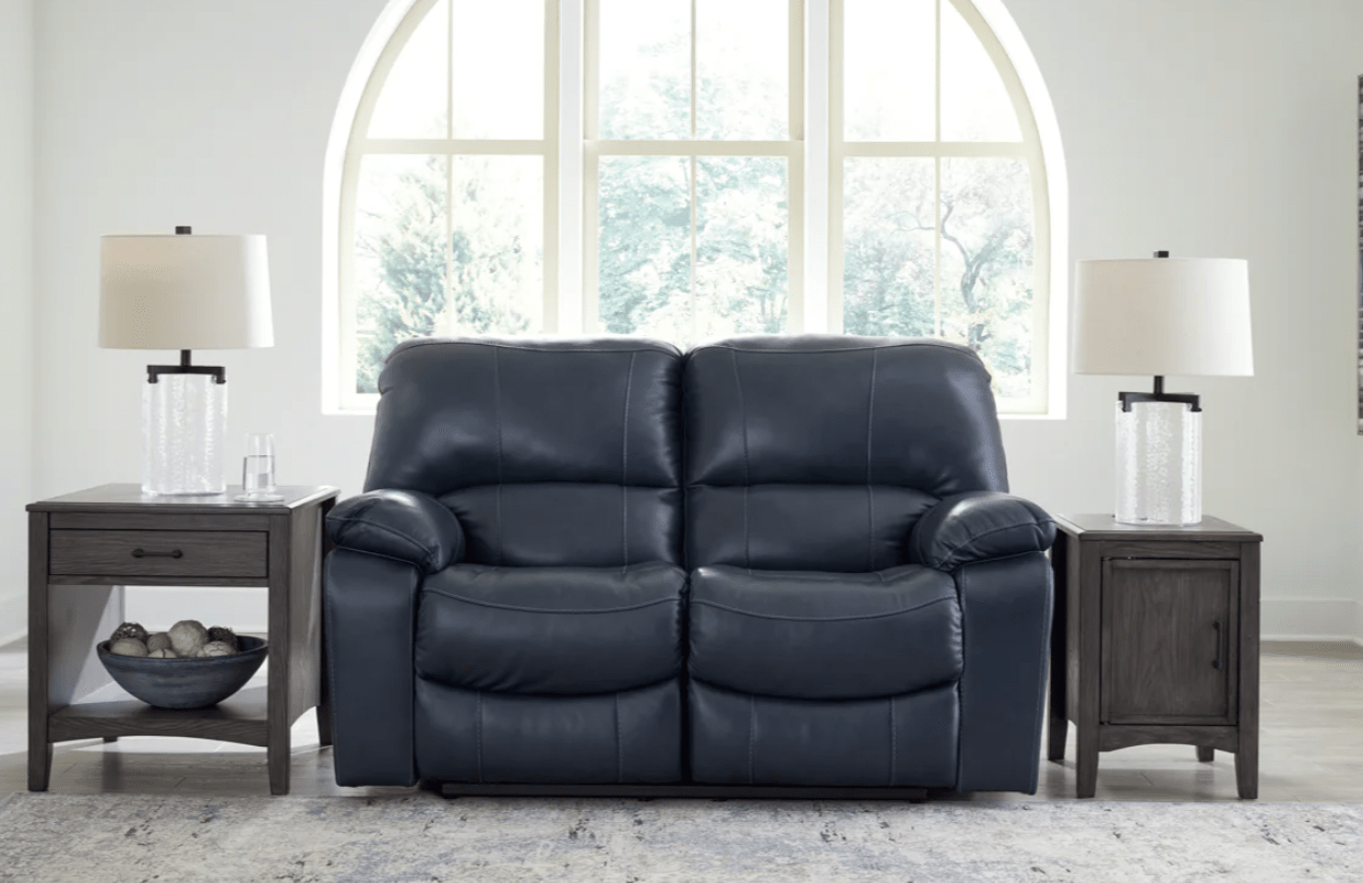 AshleyAshley U43809 Leesworth - Power Reclining Sofa, Power Reclining Loveseat, Power Rocker Recliner - Ocean
