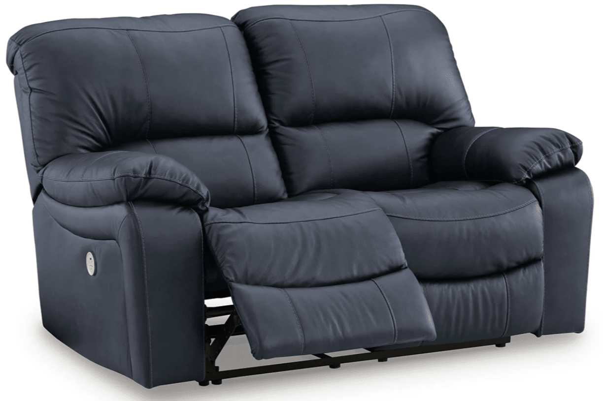 AshleyAshley U43809 Leesworth - Power Reclining Sofa, Power Reclining Loveseat, Power Rocker Recliner - Ocean