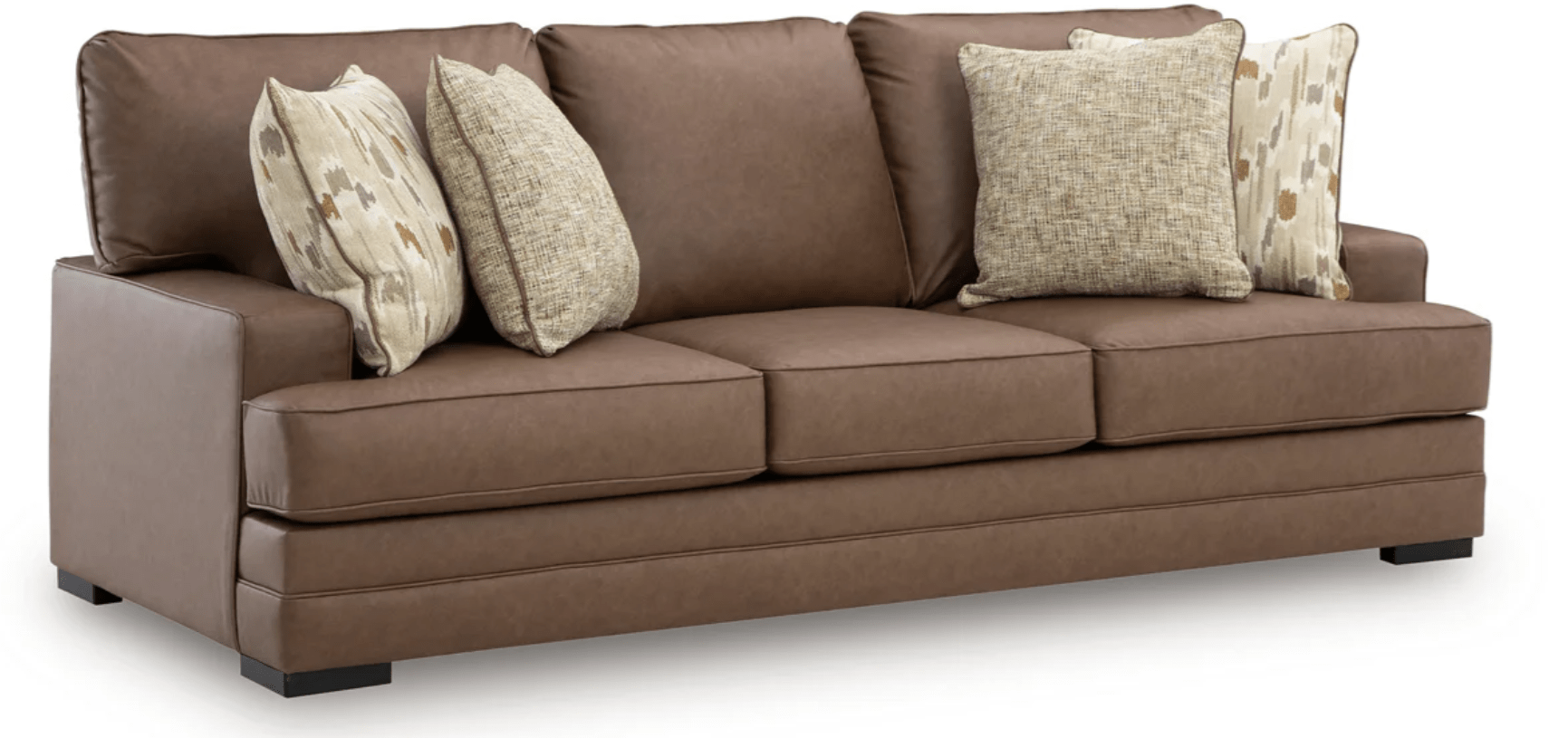 AshleyAshley VillaCourt - Sofa, Loveseat, Chair, Ottoman - Caramel - 74909
