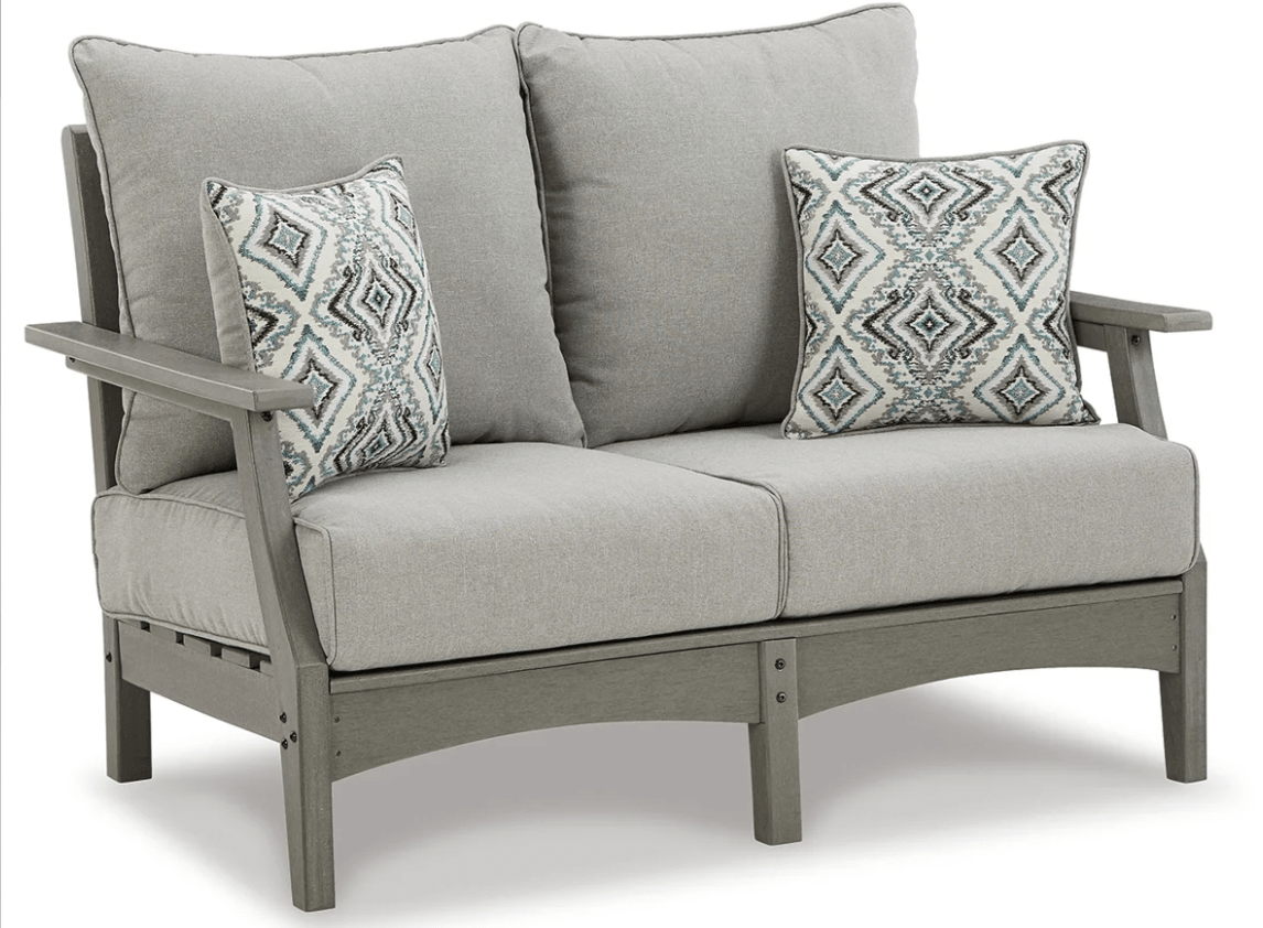 AshleyAshley Visola - Loveseat w/Cushion - Gray P802 - 835