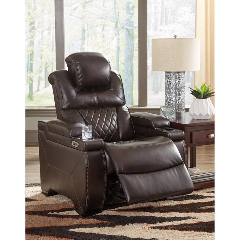 AshleyAshley Warnerton Power Recliner with Adjustable Headrest