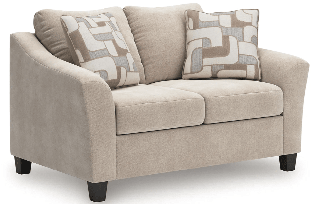 AshleyAshley Willarae - 59803 - Sofa, Loveseat, Chair And A Half, Ottoman - Taupe