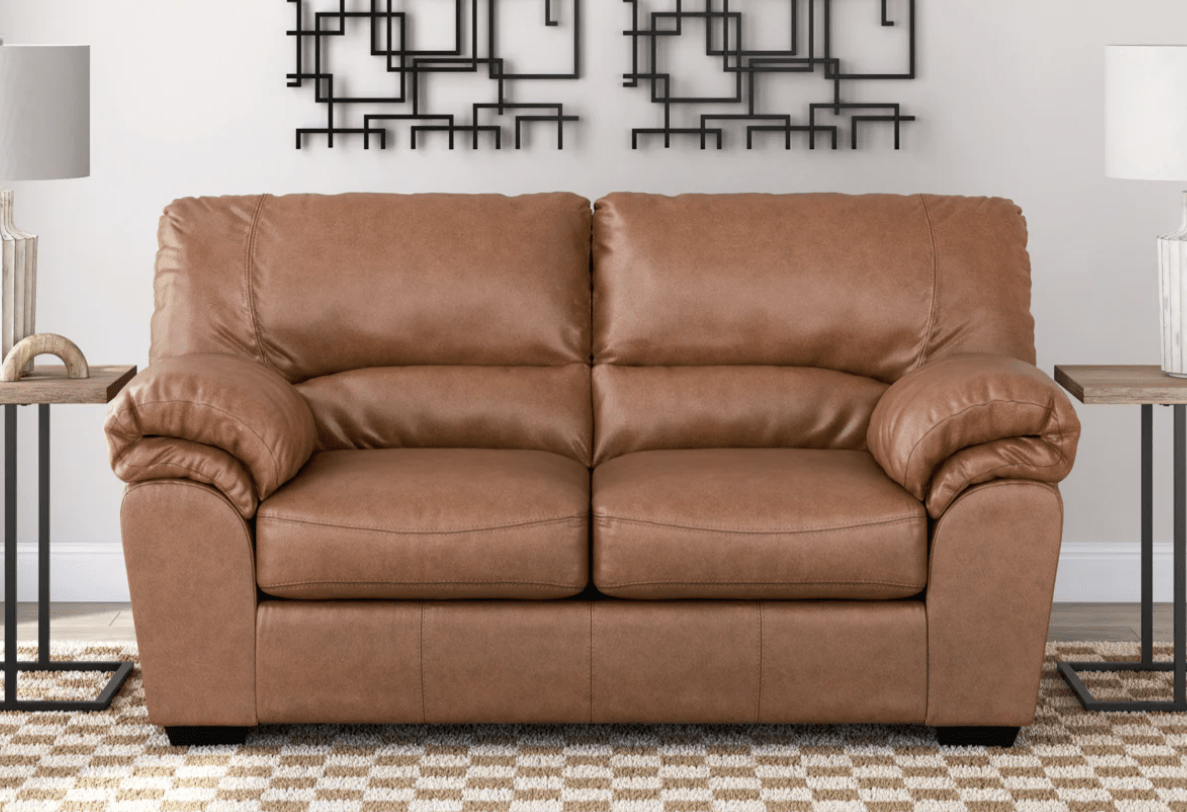 AshleyAshley WillowBend - Sofa, Loveseat, Ottoman - Caramel - PC27704