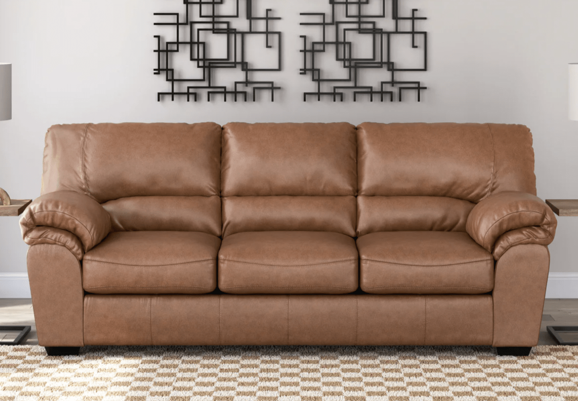 AshleyAshley WillowBend - Sofa, Loveseat, Ottoman - Caramel - PC27704