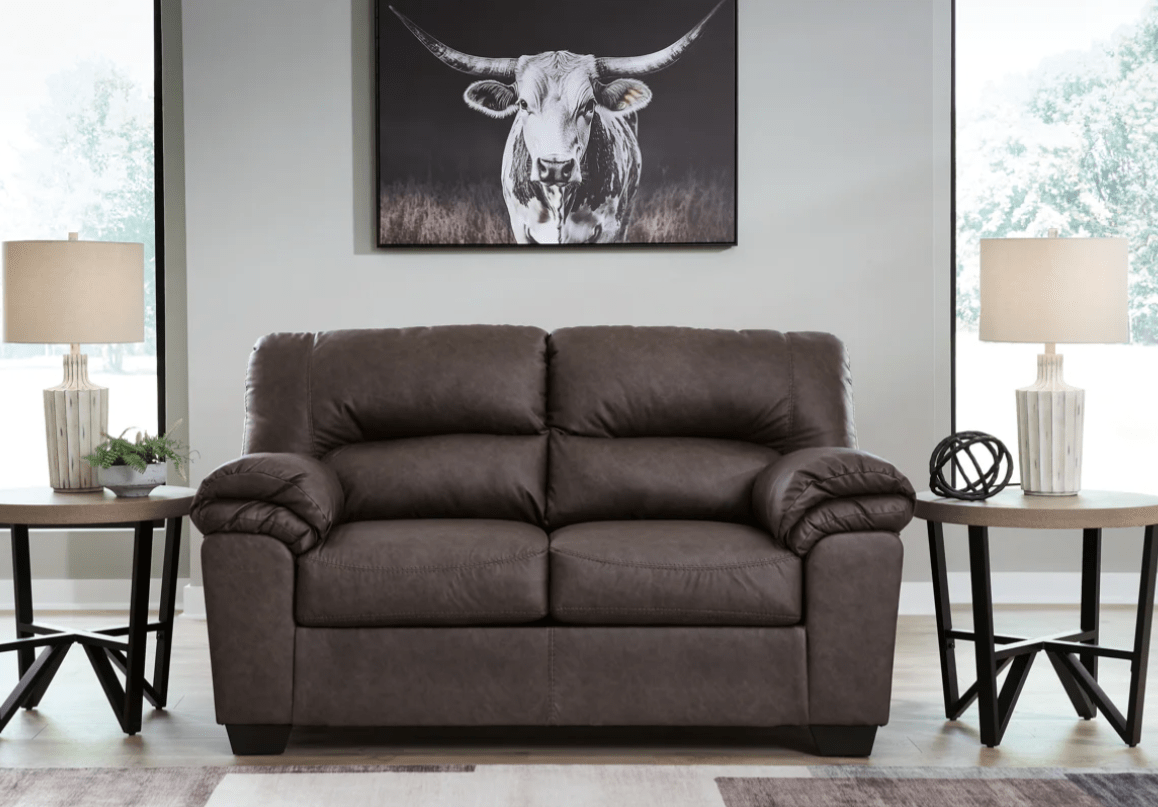 AshleyAshley WillowBend - Sofa, Loveseat, Ottoman - Umber - PC27705