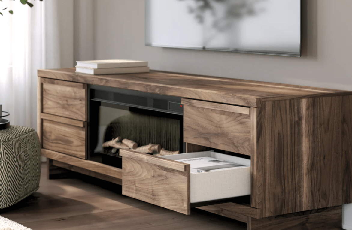 AshleyAshley Zadilyn - XL TV Stand With Fireplace Option - W3367